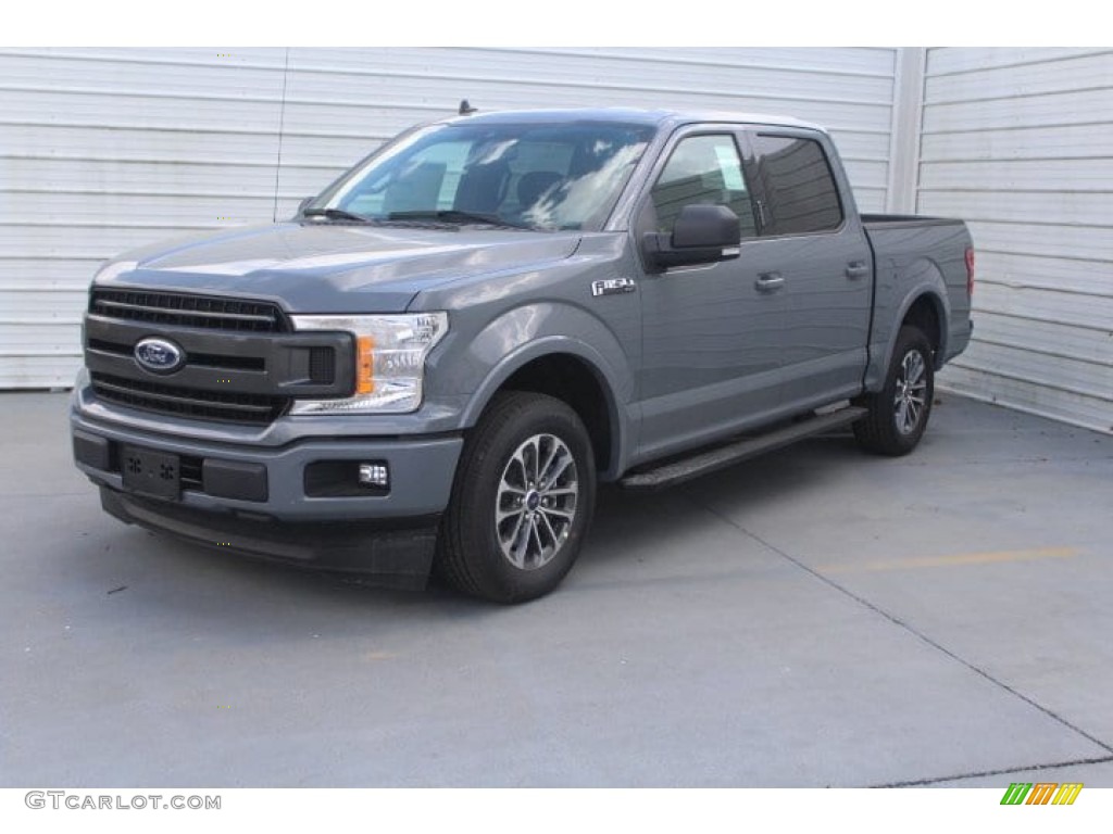 2019 F150 XLT SuperCrew - Abyss Gray / Black photo #4