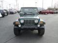 2000 Forest Green Pearl Jeep Wrangler Sahara 4x4  photo #3