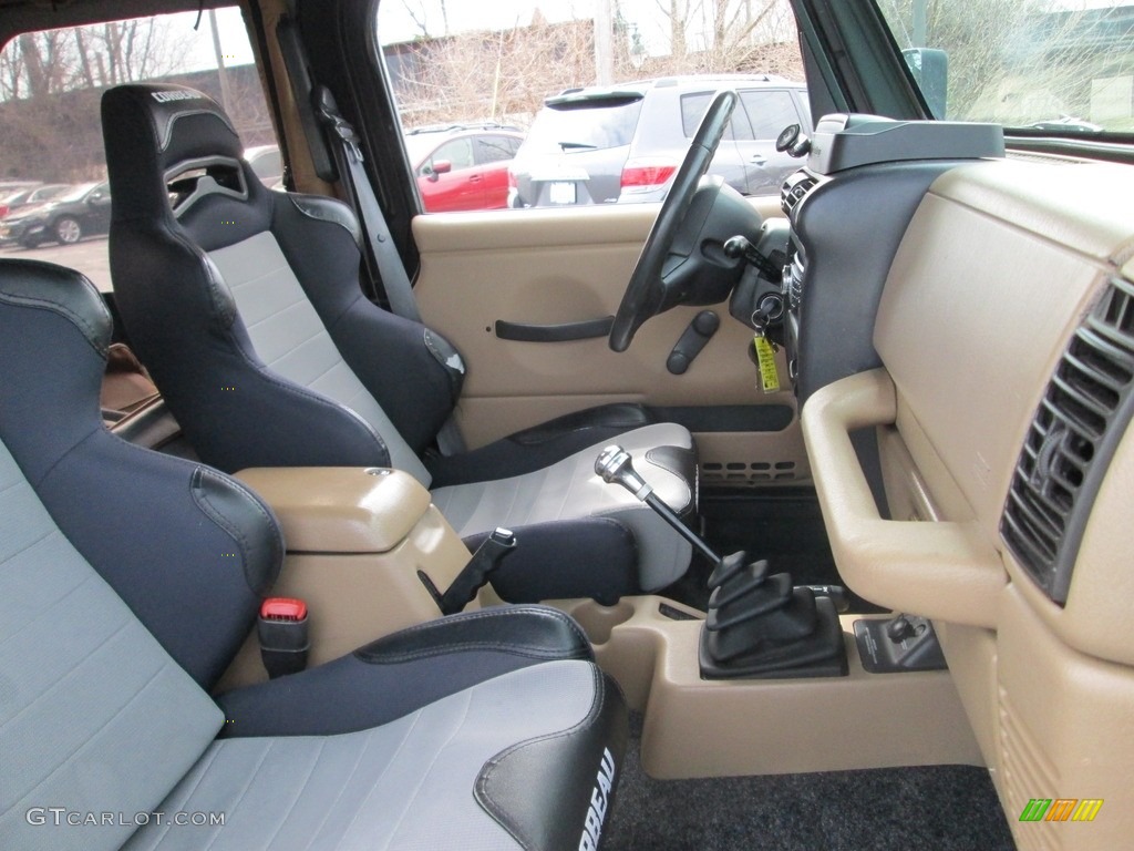 2000 Wrangler Sahara 4x4 - Forest Green Pearl / Camel/Dark Green photo #14