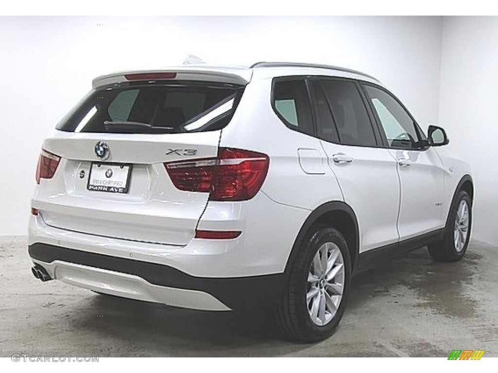 2016 X3 xDrive28i - Mineral White Metallic / Saddle Brown photo #4