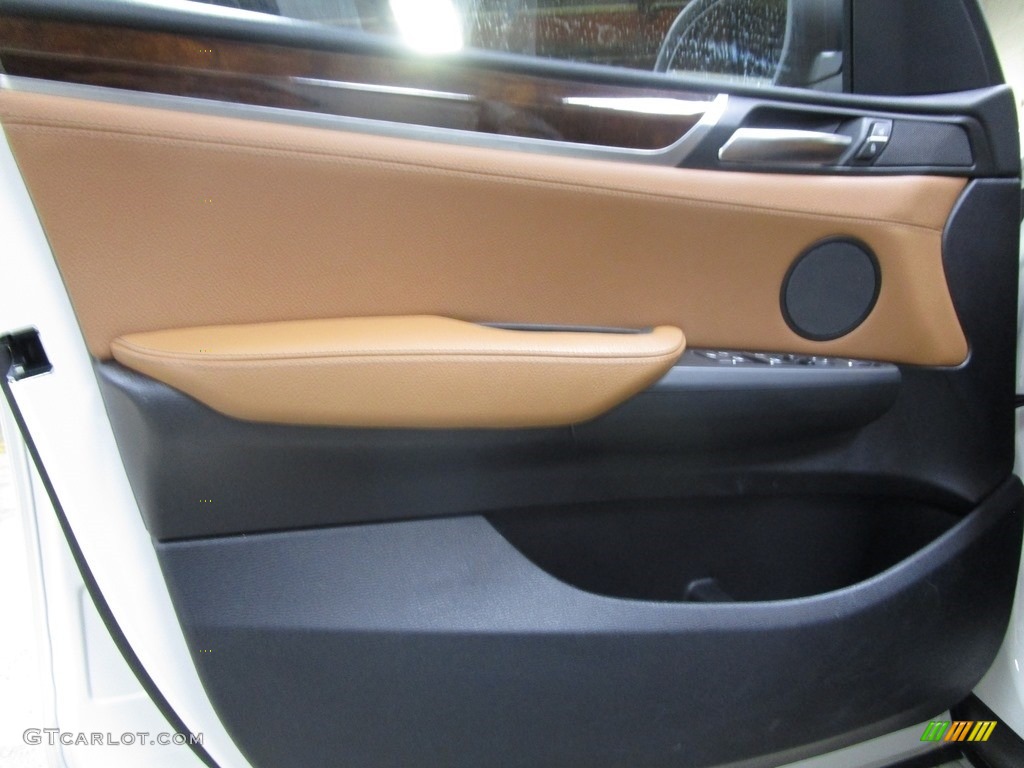 2016 X3 xDrive28i - Mineral White Metallic / Saddle Brown photo #6