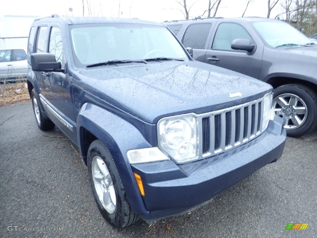 2008 Liberty Limited 4x4 - Modern Blue Pearl / Pastel Slate Gray photo #5