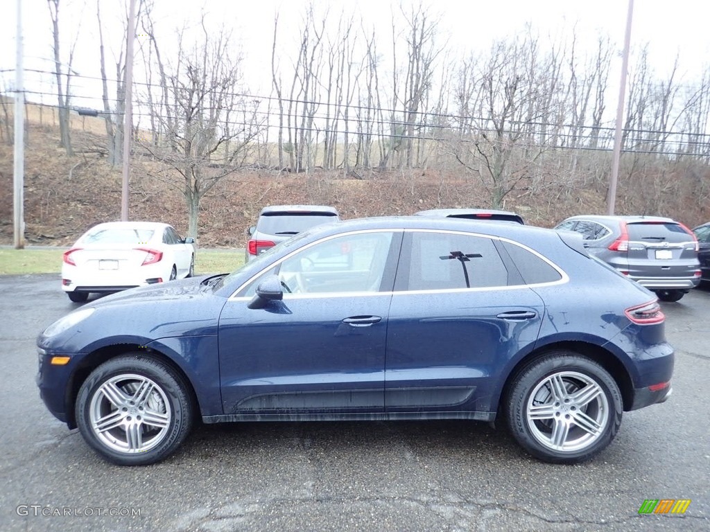 2016 Macan S - Dark Blue Metallic / Luxor Beige photo #2