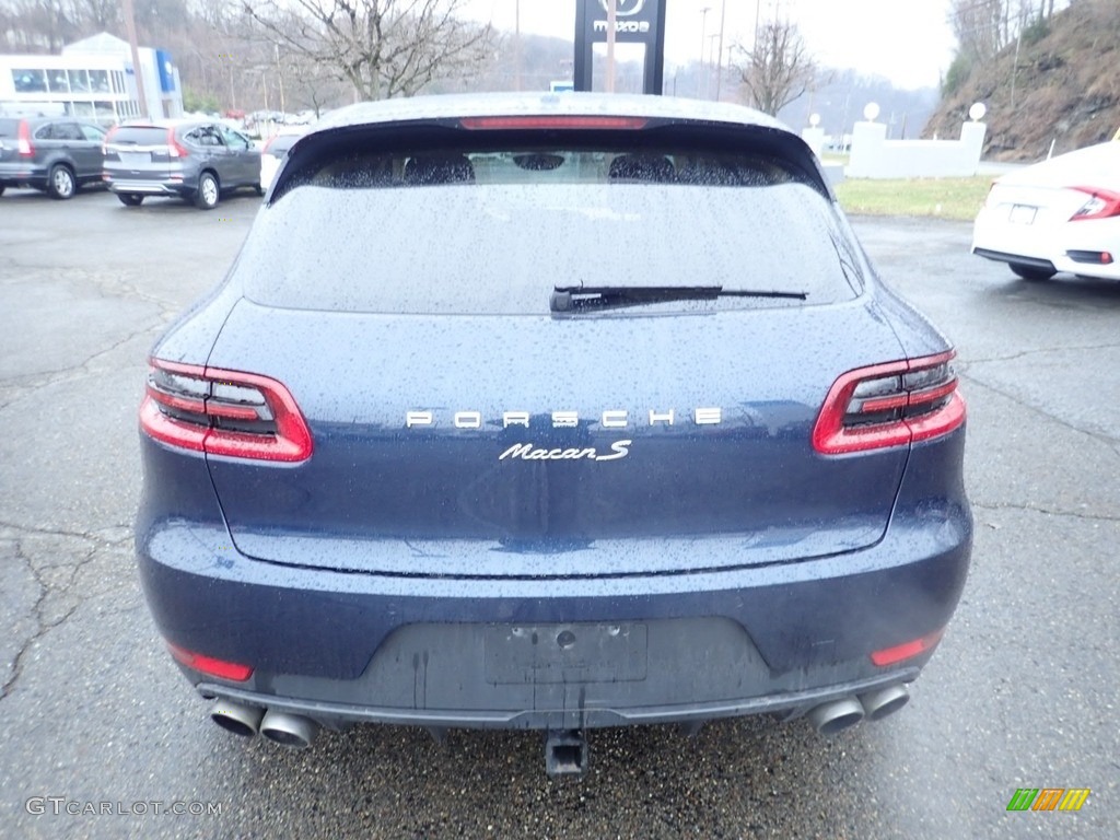 2016 Macan S - Dark Blue Metallic / Luxor Beige photo #4