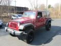 Deep Cherry Red Crystal Pearl - Wrangler Unlimited Rubicon 4x4 Photo No. 2