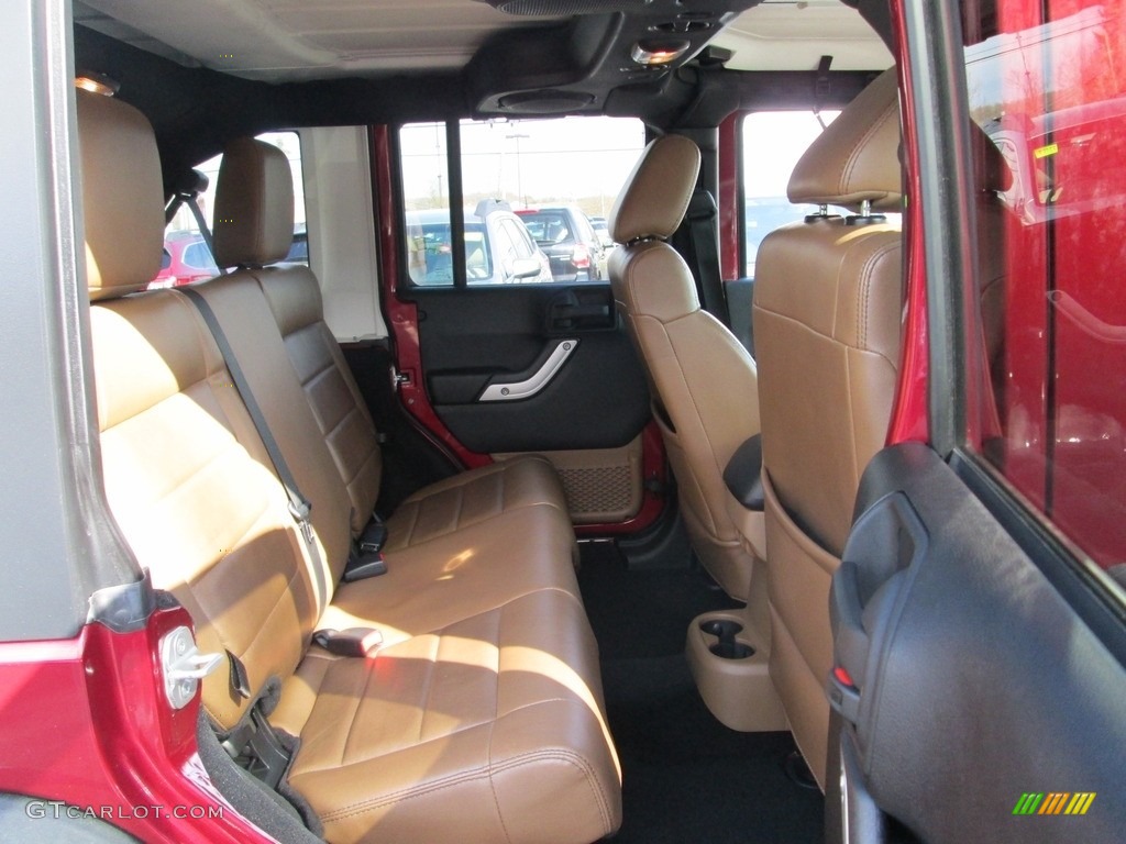 2012 Wrangler Unlimited Rubicon 4x4 - Deep Cherry Red Crystal Pearl / Black/Dark Saddle photo #18