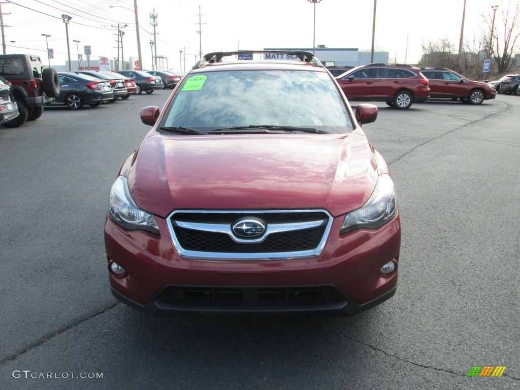 2014 XV Crosstrek 2.0i Premium - Venetian Red Pearl / Black photo #3