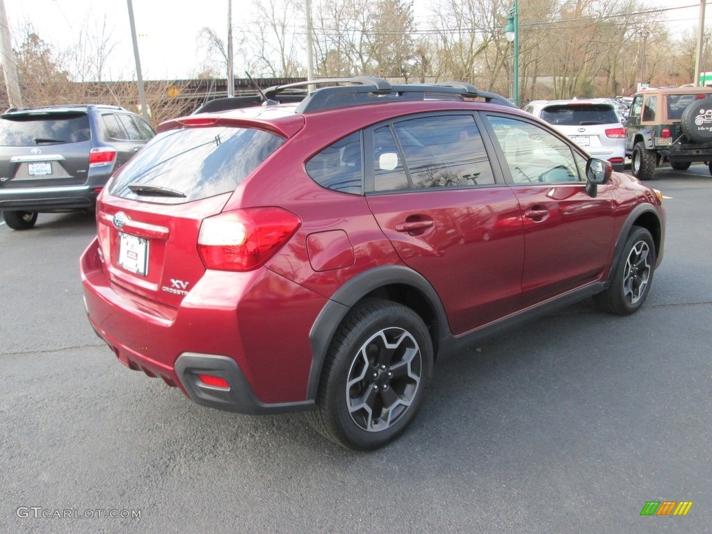 2014 XV Crosstrek 2.0i Premium - Venetian Red Pearl / Black photo #6