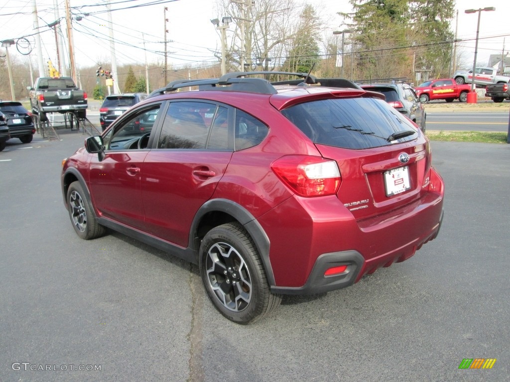 2014 XV Crosstrek 2.0i Premium - Venetian Red Pearl / Black photo #8