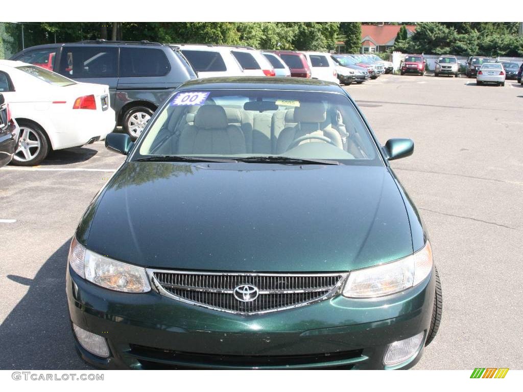 2000 Solara SE V6 Coupe - Fairway Green Pearl / Ivory photo #2