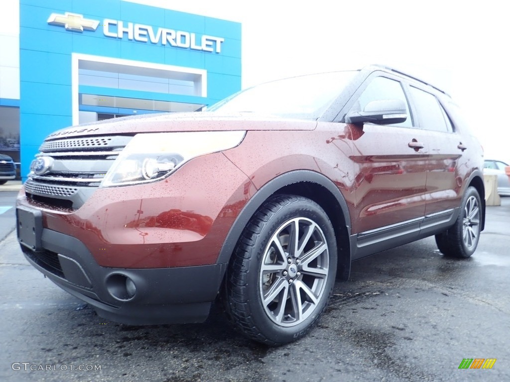 2015 Explorer XLT 4WD - Bronze Fire / Charcoal Black photo #2