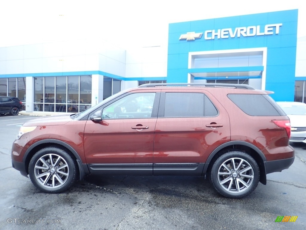 2015 Explorer XLT 4WD - Bronze Fire / Charcoal Black photo #3