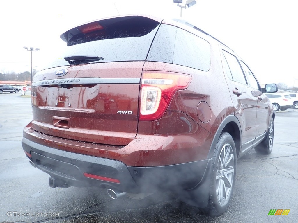 2015 Explorer XLT 4WD - Bronze Fire / Charcoal Black photo #8