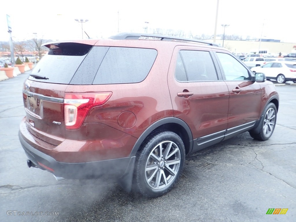 2015 Explorer XLT 4WD - Bronze Fire / Charcoal Black photo #9