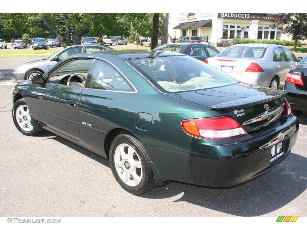 2000 Solara SE V6 Coupe - Fairway Green Pearl / Ivory photo #8