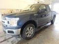 2019 Blue Jeans Ford F150 XLT SuperCab 4x4  photo #4