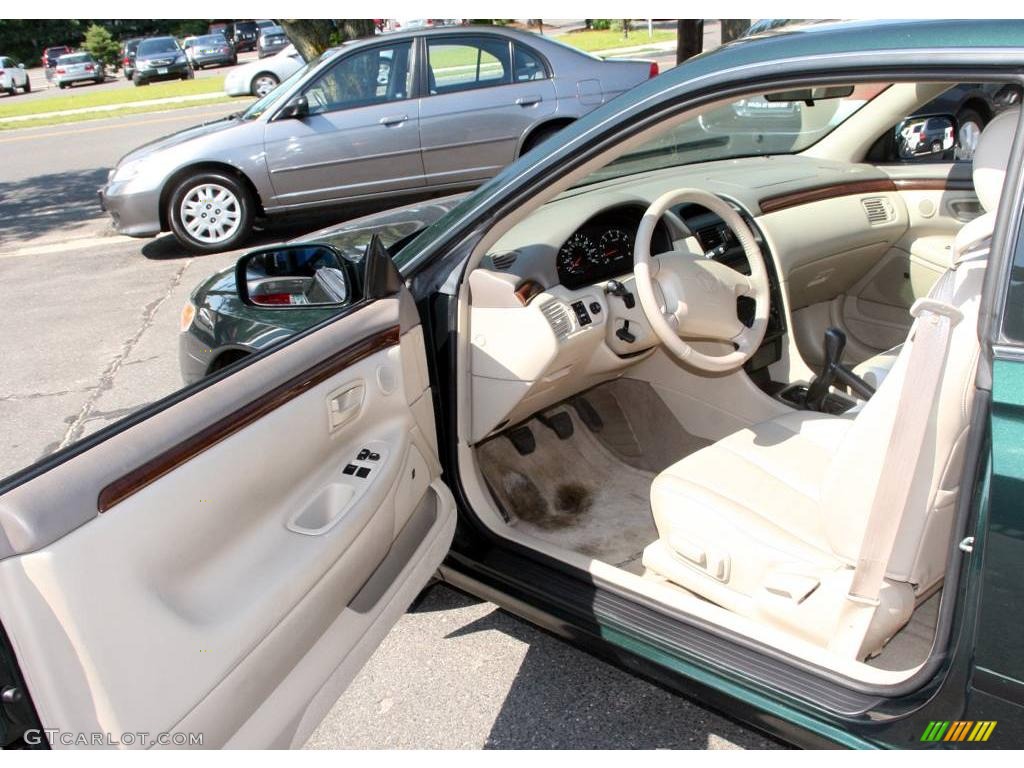 2000 Solara SE V6 Coupe - Fairway Green Pearl / Ivory photo #10