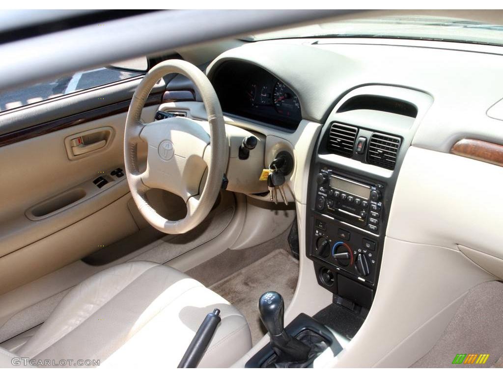 2000 Solara SE V6 Coupe - Fairway Green Pearl / Ivory photo #12
