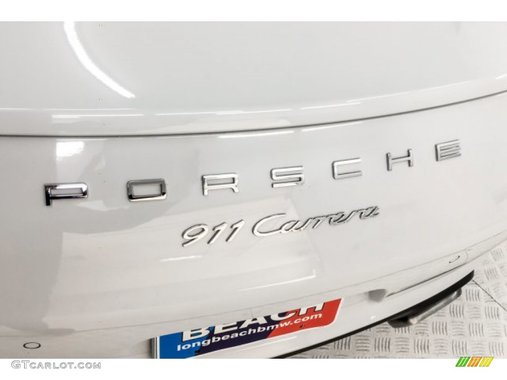 2017 911 Carrera Coupe - Carrara White Metallic / Luxor Beige photo #26
