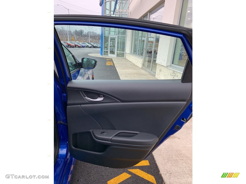 2019 Civic Sport Sedan - Agean Blue Metallic / Black photo #23