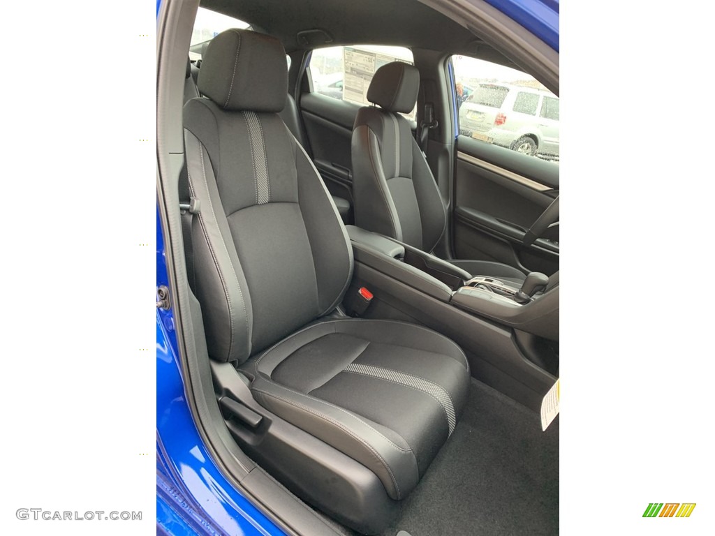 2019 Civic Sport Sedan - Agean Blue Metallic / Black photo #27