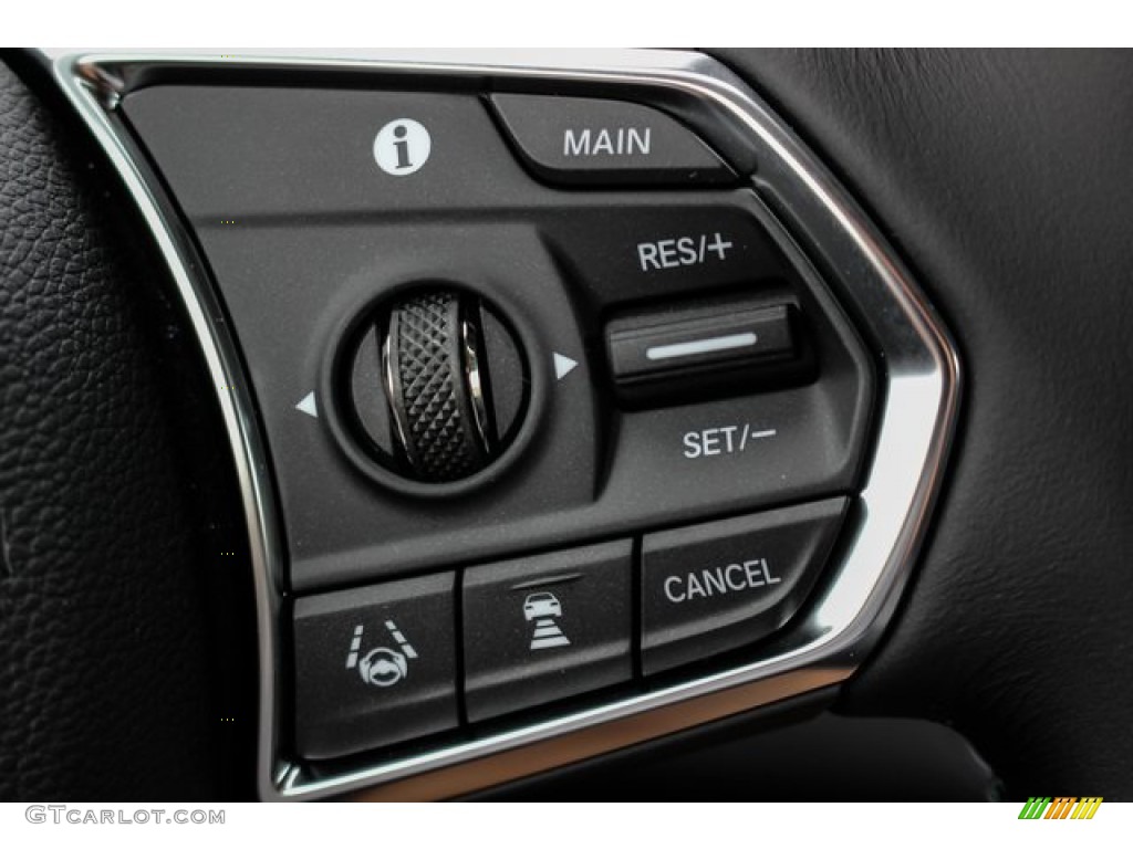2019 Acura RDX AWD Ebony Steering Wheel Photo #132535090