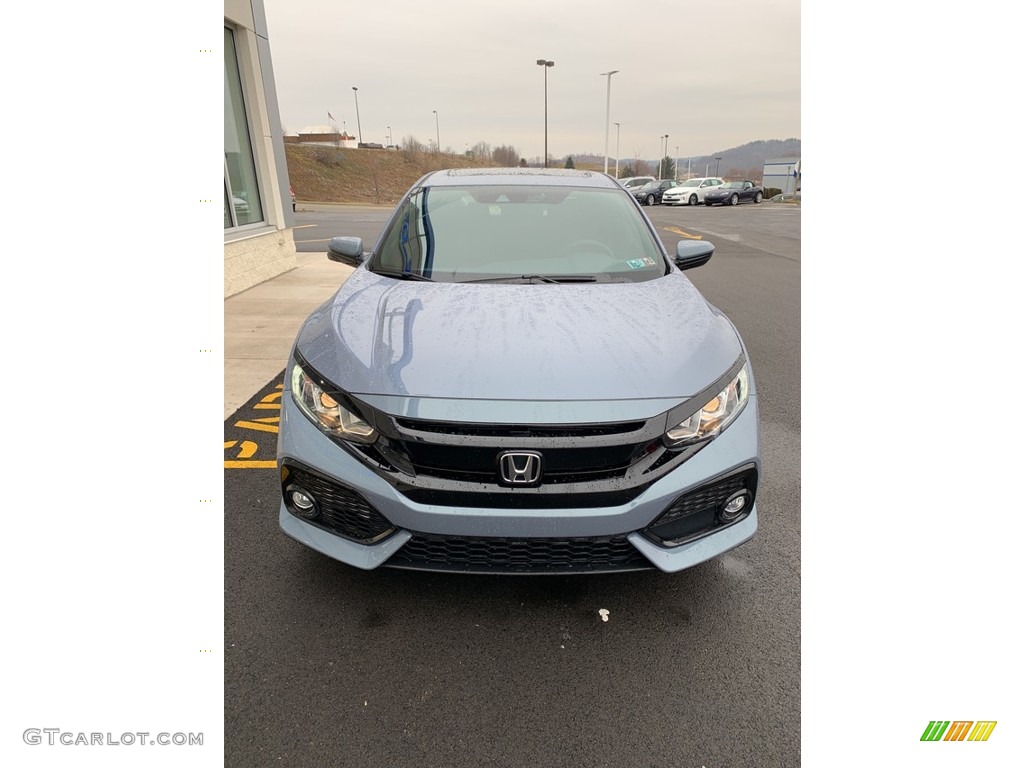 2019 Civic EX Hatchback - Sonic Gray Pearl / Black photo #3