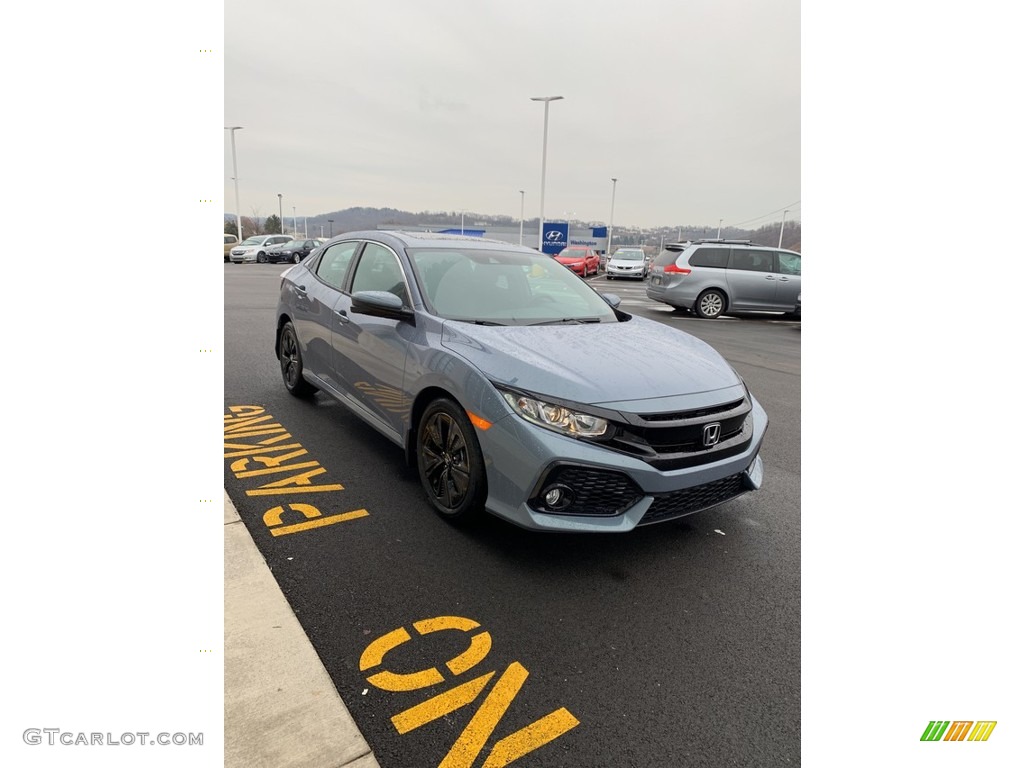 2019 Civic EX Hatchback - Sonic Gray Pearl / Black photo #4