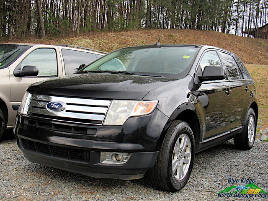 2007 Edge SEL Plus - Black / Charcoal Black photo #1