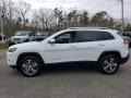 2019 Bright White Jeep Cherokee Limited 4x4  photo #3