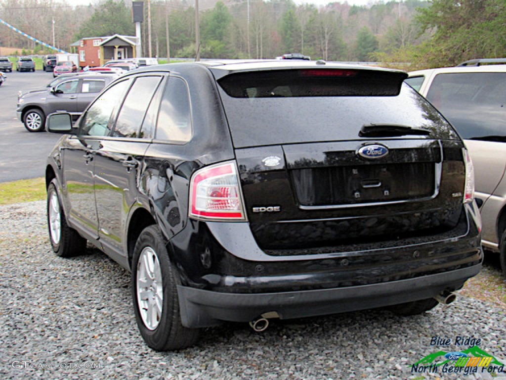 2007 Edge SEL Plus - Black / Charcoal Black photo #3