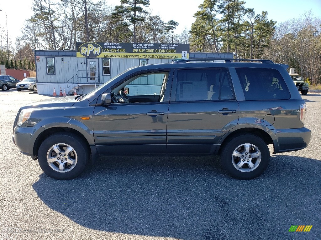 2006 Pilot EX 4WD - Steel Blue Metallic / Gray photo #2