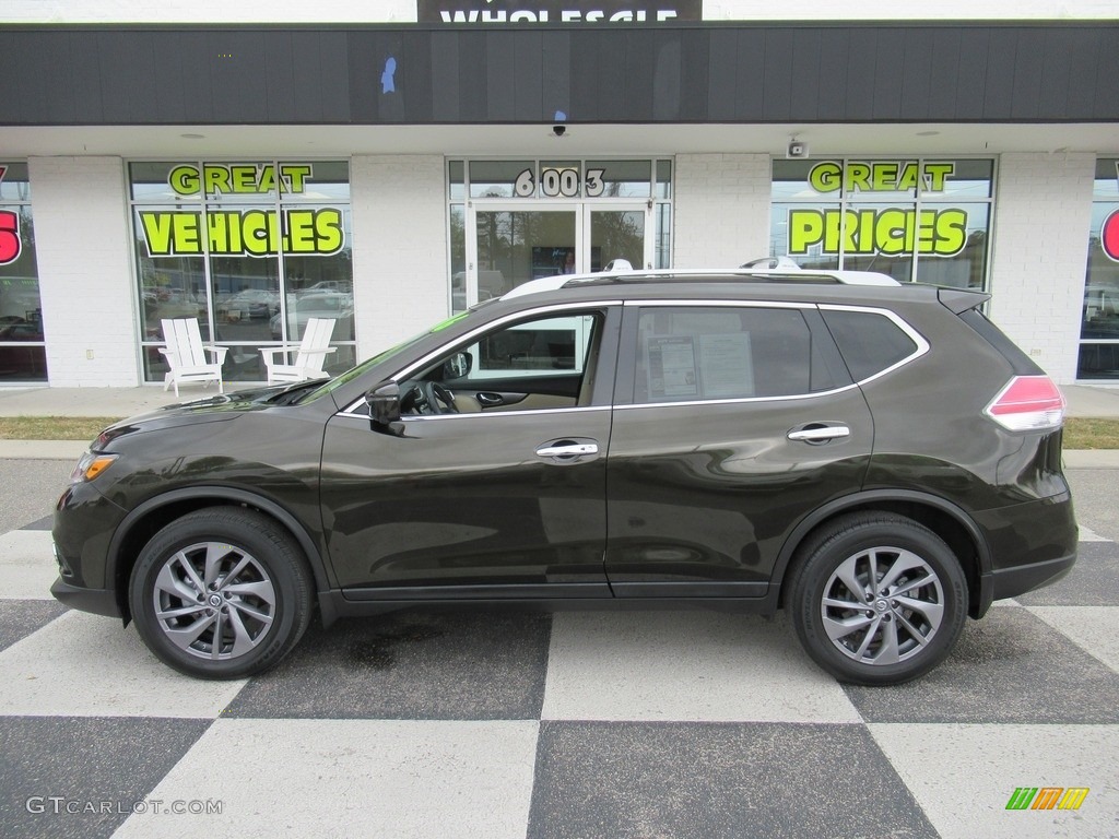 2016 Rogue SL - Midnight Jade / Almond photo #1