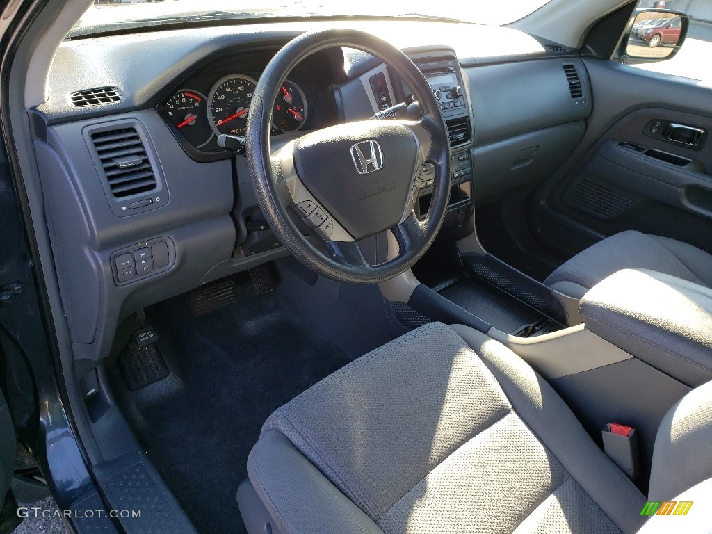 2006 Pilot EX 4WD - Steel Blue Metallic / Gray photo #14