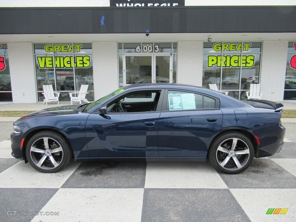 2017 Charger SE - Contusion Blue / Black photo #1