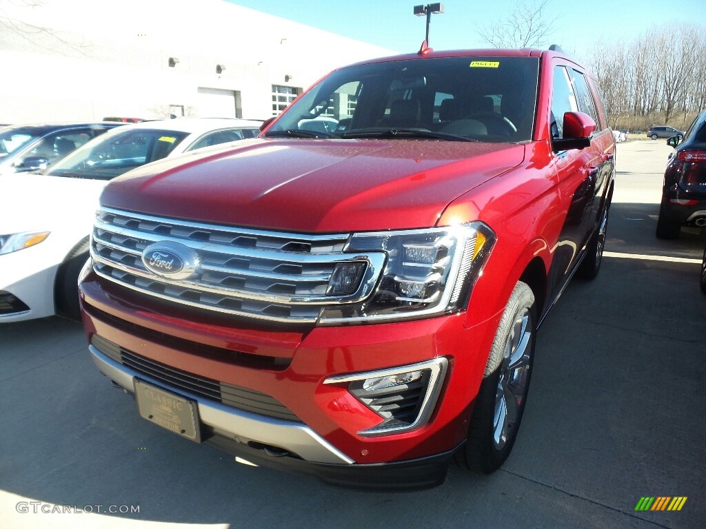 2019 Expedition Limited 4x4 - Ruby Red Metallic / Ebony photo #1