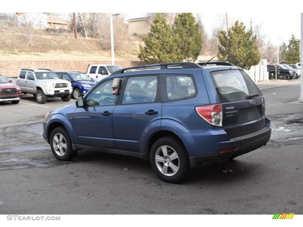 2012 Forester 2.5 X - Marine Blue Metallic / Black photo #4
