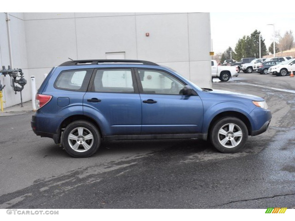 2012 Forester 2.5 X - Marine Blue Metallic / Black photo #7