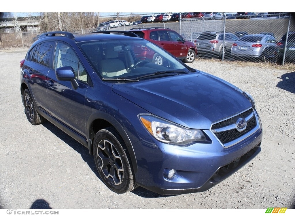 2013 XV Crosstrek 2.0 Premium - Marine Blue Pearl / Ivory photo #3