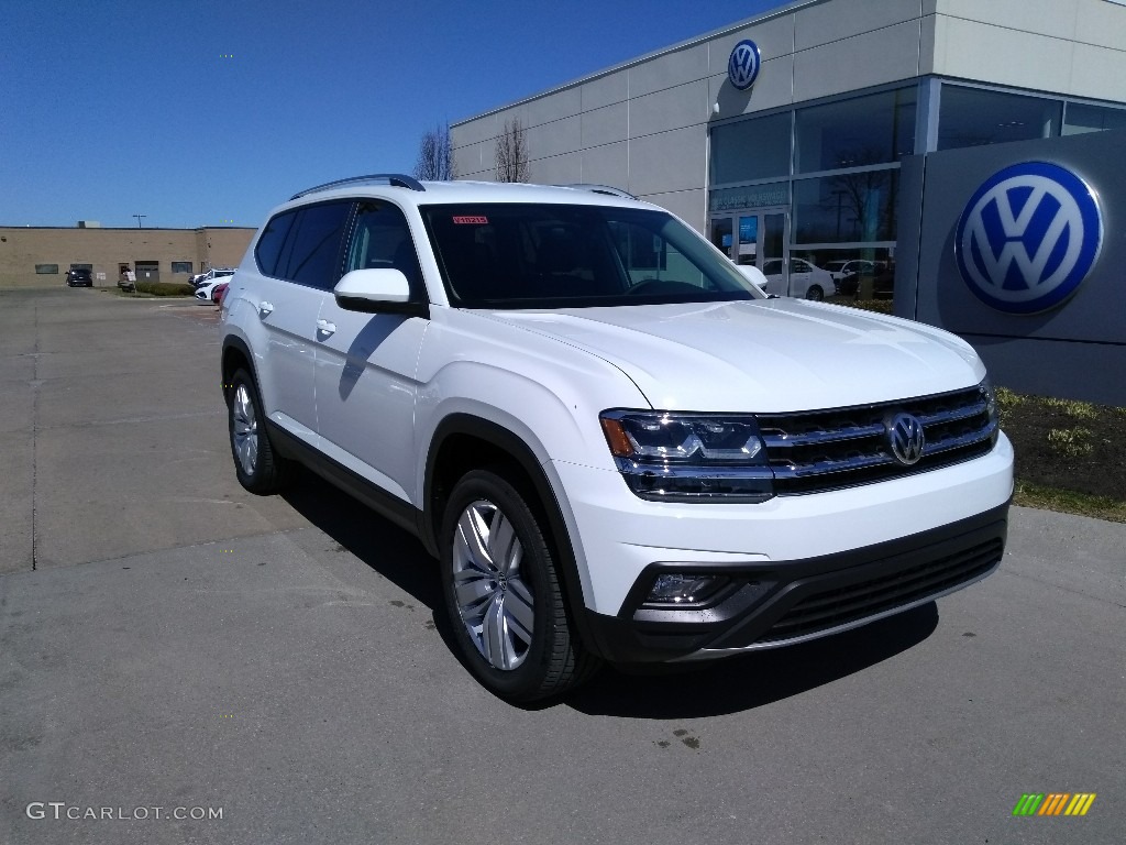 Pure White 2019 Volkswagen Atlas SE 4Motion Exterior Photo #132542502
