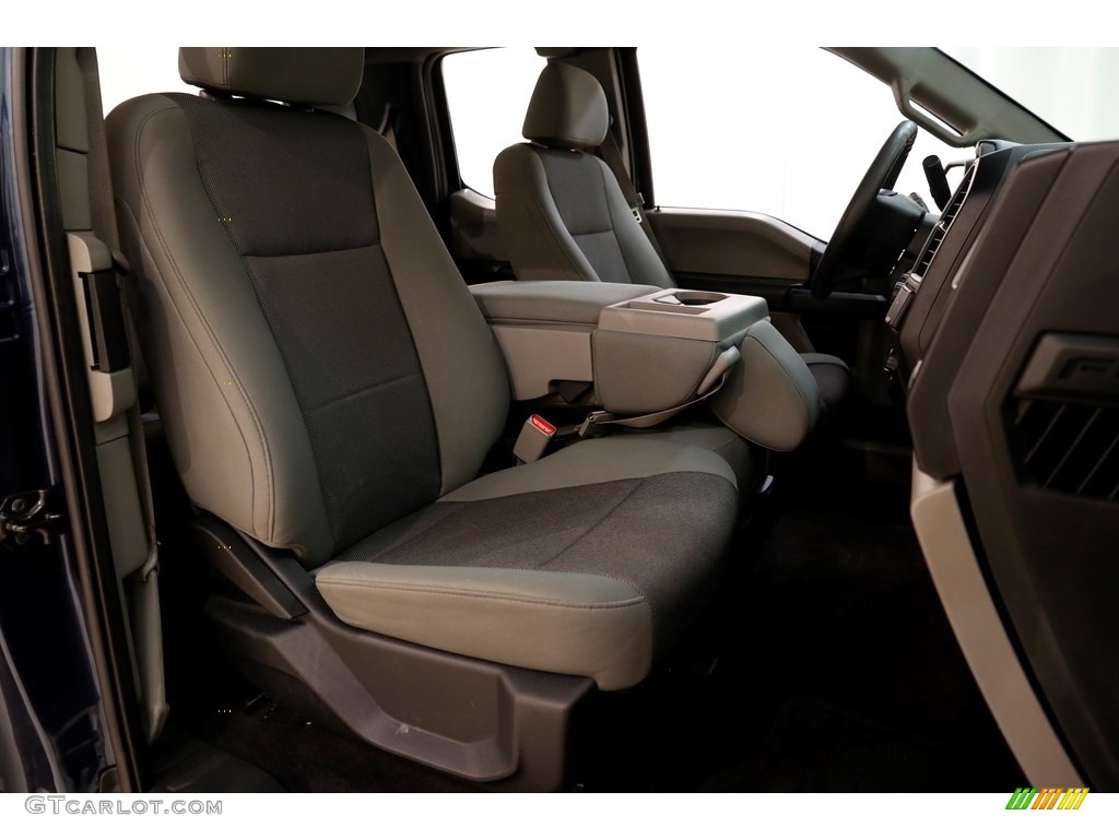 2016 F150 XL SuperCab 4x4 - Blue Jeans / Medium Earth Gray photo #14