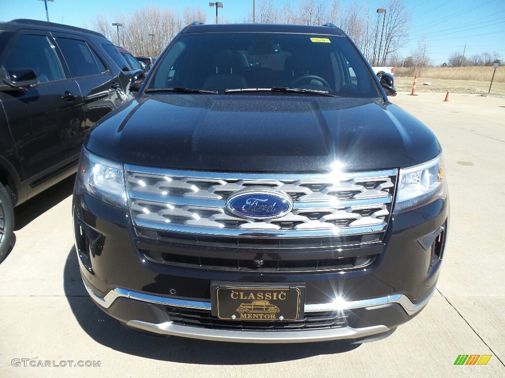 2019 Explorer Limited 4WD - Agate Black / Medium Black photo #2