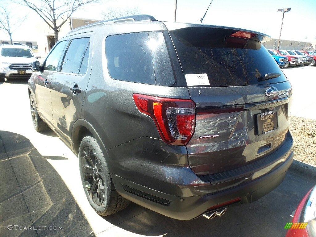 2019 Explorer Sport 4WD - Magnetic / Medium Black photo #3