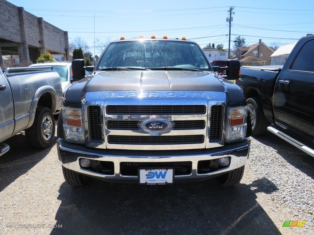 2008 F450 Super Duty Lariat Crew Cab 4x4 Dually - Silver Metallic / Medium Stone Grey photo #5