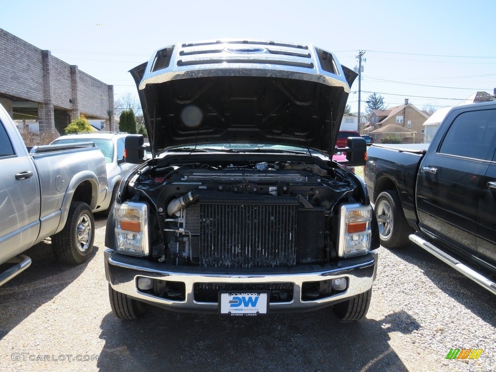 2008 F450 Super Duty Lariat Crew Cab 4x4 Dually - Silver Metallic / Medium Stone Grey photo #6