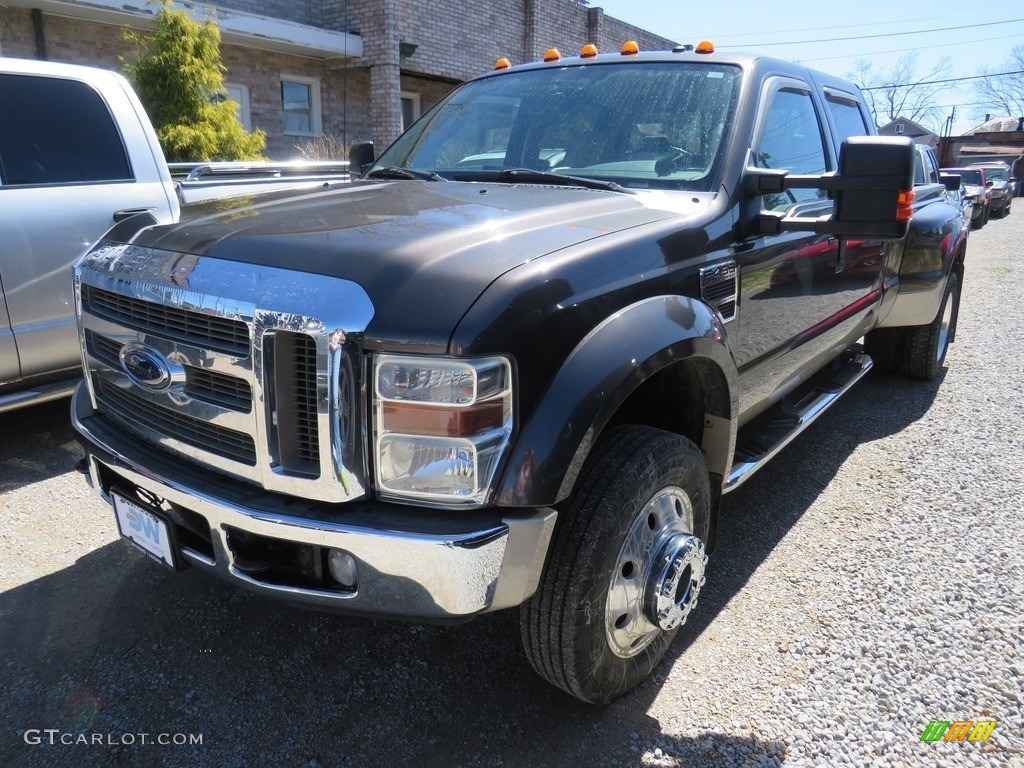 2008 F450 Super Duty Lariat Crew Cab 4x4 Dually - Silver Metallic / Medium Stone Grey photo #8