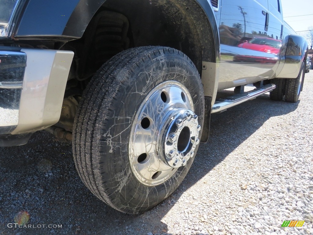 2008 F450 Super Duty Lariat Crew Cab 4x4 Dually - Silver Metallic / Medium Stone Grey photo #9