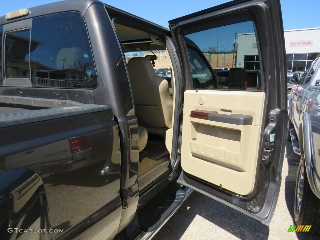 2008 F450 Super Duty Lariat Crew Cab 4x4 Dually - Silver Metallic / Medium Stone Grey photo #27