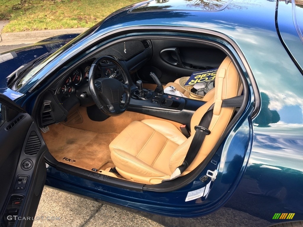 Tan Leather Interior 1994 Mazda RX-7 Twin Turbo Photo #132548634