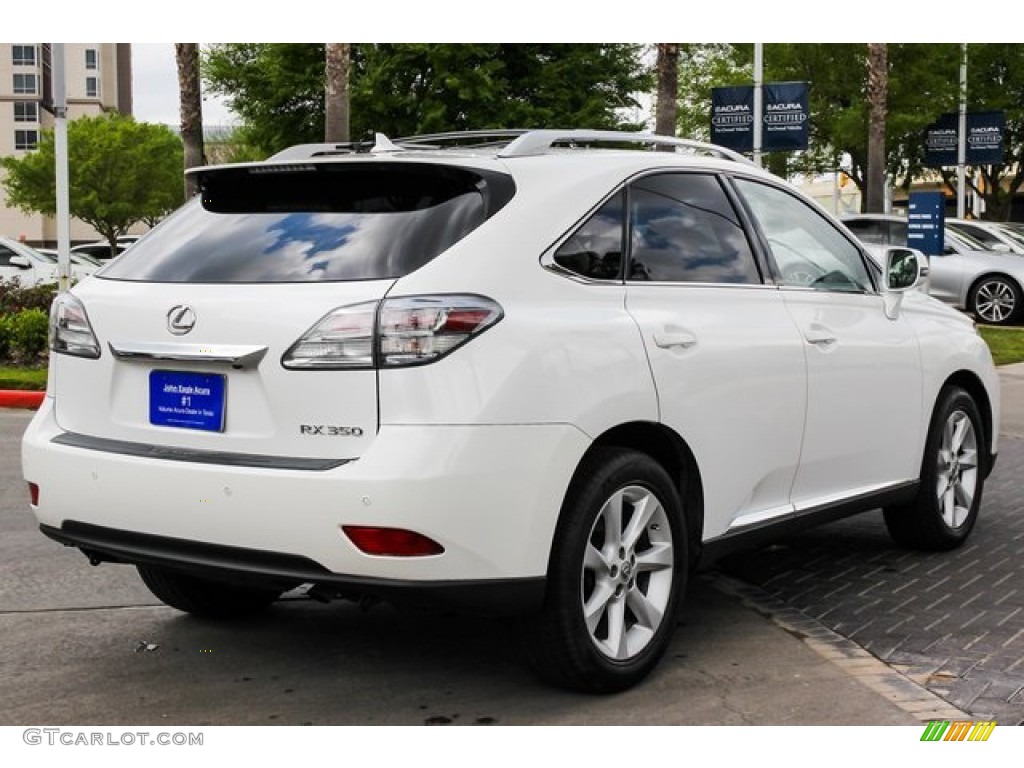 2012 RX 350 - Starfire White Pearl / Light Gray photo #7
